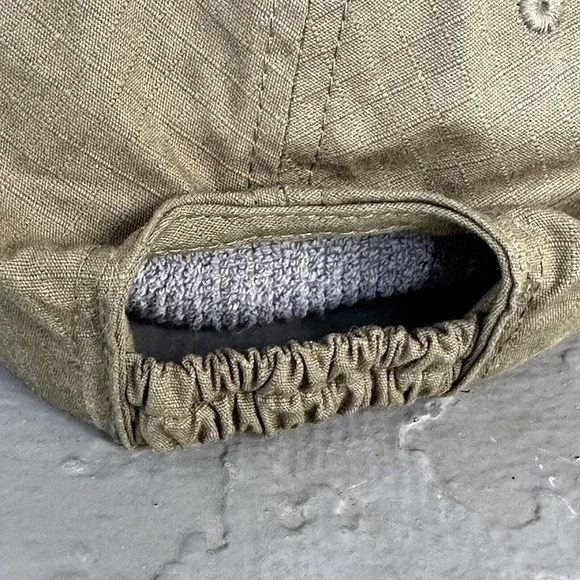 Tommy Bahama Ripstop Plaid Cotton Summer Beach Adjustable Hat - Green OS - Picture 6 of 9